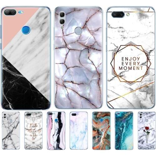 Silicone Cover phone Case for Huawei Honor 10 20 V20 V10 view for huawei honor 9 8 10 lite 7x 6c pro marble fashion design