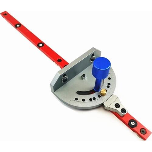 Universal Woodworking Chute Push Handle Backer Engraving Machine Upside Down Angle Plate Push Handle Miter Gauge Saw Ruler Tools