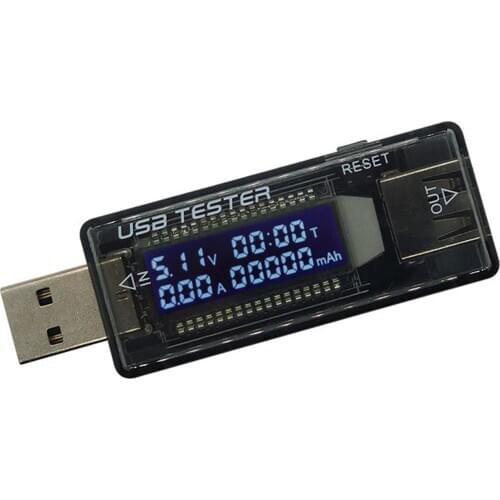 USB Power Tester Voltage Current Capacity Meter 4-20V 3A Test Chargers & Cables