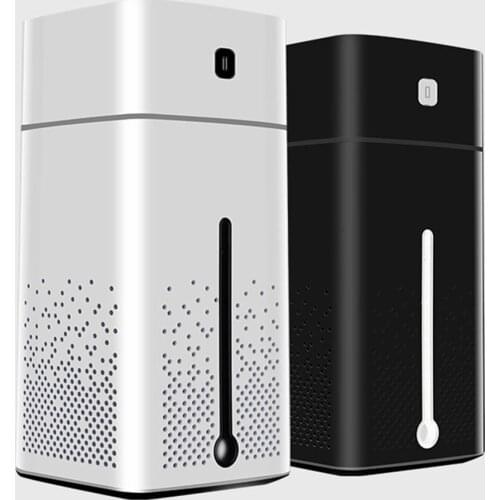 1000Ml Air Humidifier USB Rechargeable Creative Mute Spray For Home Bedroom Dormitory Purify The Air Colorful Lights