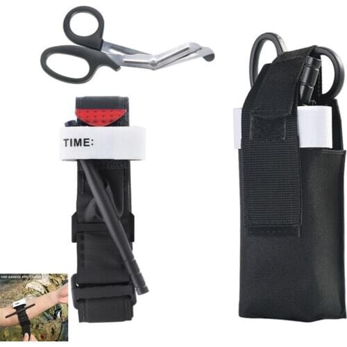 3pcs/set Emergency Outdoor Tourniquets Portable First Aid Life Saving Hemorrhage Kit Rapid One Hand Application