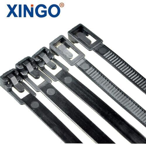 5x150mm Releasable Cable Ties 100pcs Colored Plastics Reusable Cable ties UL Rohs Approved Loop Wrap Nylon zip ties BundleTies