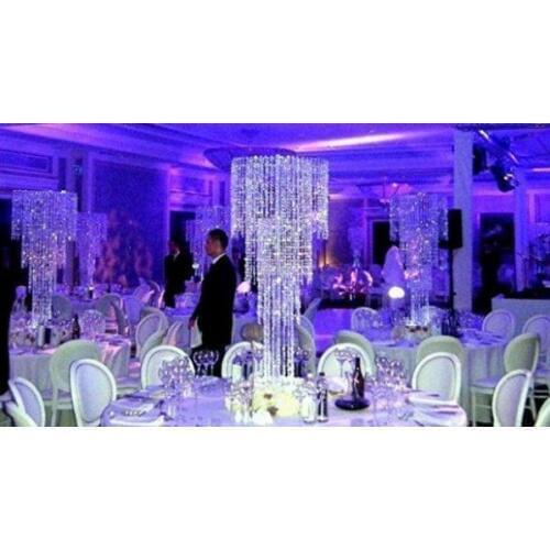 Acrylic Crystal Wedding Centerpiece / Table Centerpiece 80cm(H) by 35cm(W) 5-Tier Wedding Decoration Flower stand