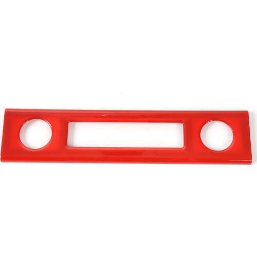 Car-Styling Cigarette Lighter Cover Trim Chrome Decor Frame Sticker For Jeep Wrangler JK Sahara Rubicon 2007- 2010 Car Accessory