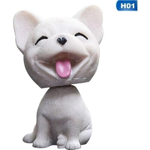 Car Center Console Home Ornament Shaking Nodding Head Dog Toy Car Dashboard Decoration Bobblehead Puppy Doll