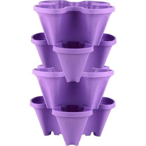 Biodegradable Plant Pot Corrosion Resisting Brand New Multi-layer Superimposed PP PP Three-dimensional Green Eco-friendly