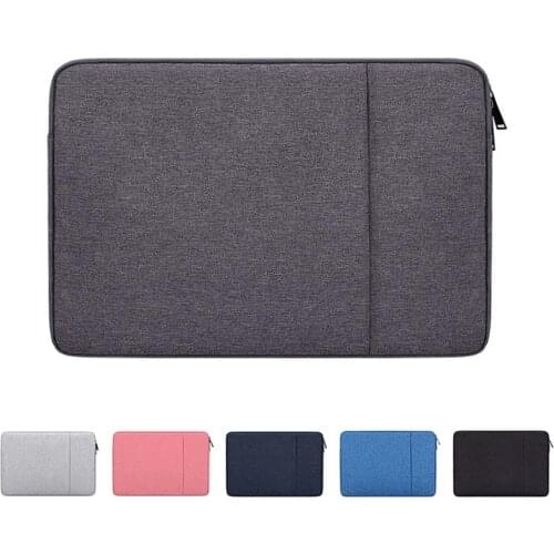 Laptop Sleeve Bag 13.3/14.1/15.6 inch Notebook Handbag Macbook Air Pro Case Cover Waterproof Simple Laptop Line Sleeve
