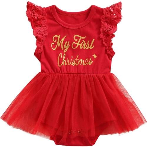 Lovely Kids Baby Girls Romper Skirt, Sleeveless Round Neck Lettering Tops Yarn Skirt Triangle Crotch, Baby Clothing