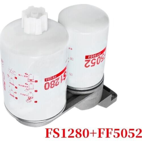 Diesel Filter FS1280 FF5052 For Cummins Generator Set 53C0051 3931063 Assembly Oil Water Separation Double cup Filter Seat