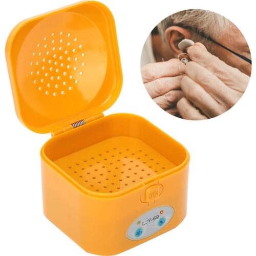 Electric Hearing Aids Dryer Dehumidifier Moisture Proof Hearing Aid Drying Box Case Elderly Hearing Aids Hearing Aids Dryer Case