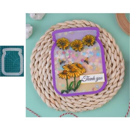 InLoveArts Wish Bottle Metal Cutting Die Die Cut Candy Jar Scrapbooking Paper Craft Handmade Card Album Punch Art Cutter Stencil