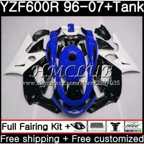 Body For YAMAHA YZF600R Thundercat 2002 2003 2004 2005 2006 2007 0HC.21 YZF-600R YZF 600R Blue black 02 03 04 05 06 07 Fairing