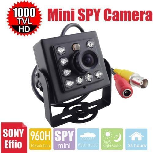 Uvusee CCTV Sony Effio 1000TVL 960H 10pcs Day/night IR LED Security camera D/N Mini surveillance Camera