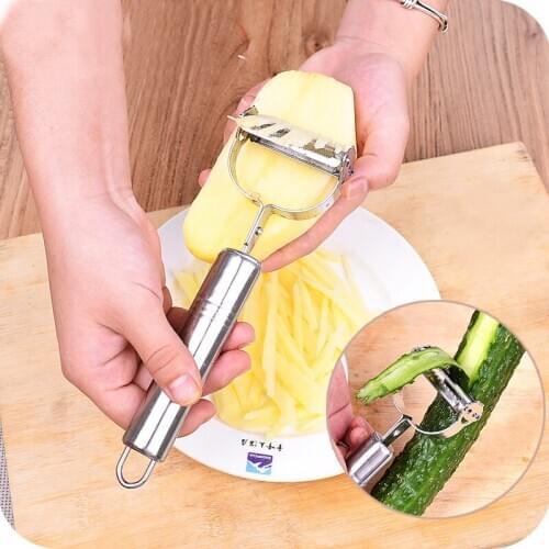 Stainless Steel Multi-Function Vegetable Peeler&ampjulienne Cutter Julienne Peeler Potato Carrot Grater Kitchen Tool