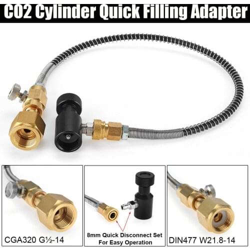 NEW Soda Club Stream Soda Club to External Co2 Tank Adapter and Hose Kit W21.8-14 Or CGA320 W/Quick Disconnect Connector