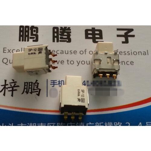 Original new 100% push switch press switch SP-12-0.4VA SMD 3pin gold plated feet