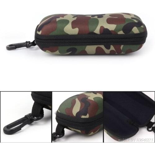 Portable Glasses Box Sunglasses Case Camouflage Storage Protector Zipper Unisex Container M2 21 Wholesales