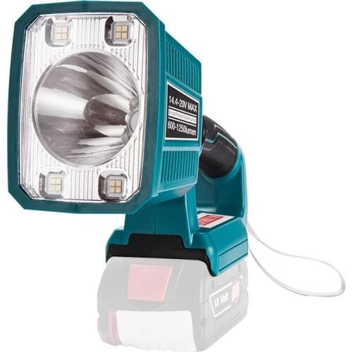 Portable LED Lamp Work Light For Bosch 18V Li-Ion Battery Flashlight with LED Lights Outdoor Lighting(NO Battery) Free Shipping