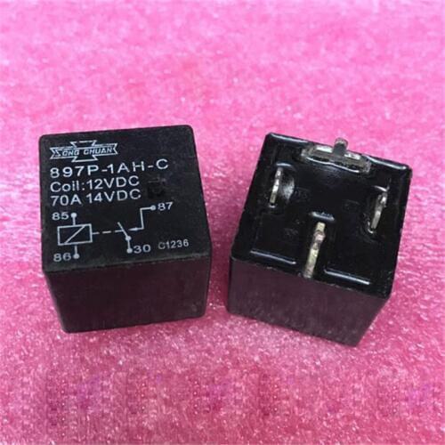 12V relay 897P-1AH-C 897P1AHC 897P 1AH C 12VDC DC12V 70A 4PIN