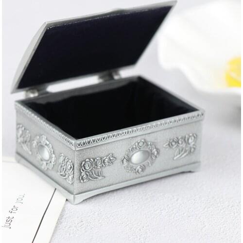 1pcs Vintage Jewelry Box Jewelry Box Ring Earrings Necklace Jewelry Bracelet PearlCas Gift Storage Box Valentines Day Present