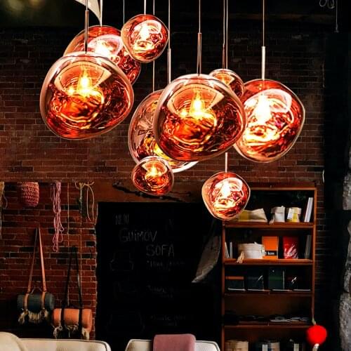 Modern LED Melt Pendant Lights for Home Decoration Dining Room Lava Pendant Lamp Living Room Hanging Lighting Fixtures Kitchen