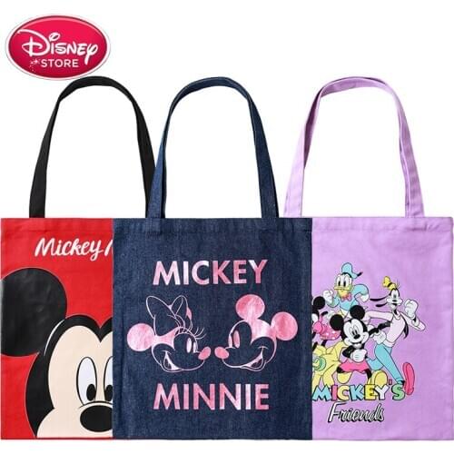 Disney Mickey Mouse Bag Mummy Baby Diaper Bags Mom Tote Minnie Mouse Girls Shoulder Bags Mommy Maternity Bag Canvas Handbag