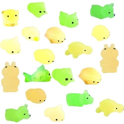 Luminous Pinch Music Sensory Toy Seal Dumplings Luminous Small Animal Dumplings Tpr Pinching Music Vent Decompression Toy