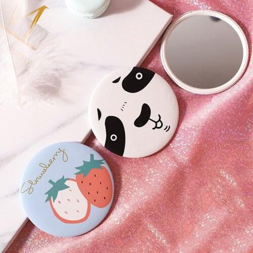 Makeup Mirror Portable Hand Mirror Mini Round Pocket Mirror Makeup Vanity Mirror Compact Mirror Cosmetic Tool Travel Accessories