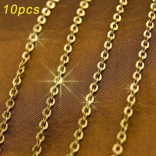 Stainless steel woman silver/gold/rosegold rolo O link necklace 2mm width ROLO Chain choker necklace customized chain
