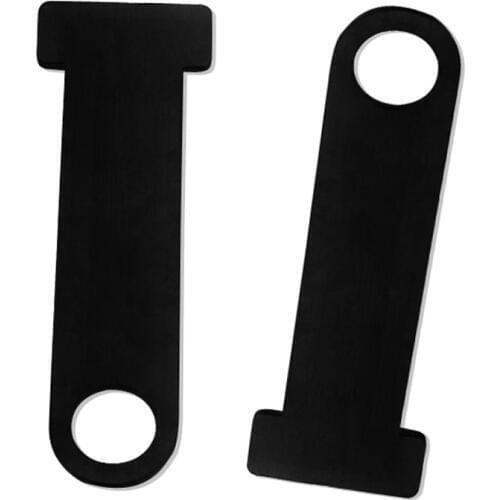 1 Pair Motorcycle Open Face Helmet Lock Quick Release Buckle Fastener Secure Connector Black