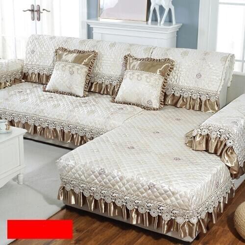 1 Piece European Style Sofa Towels Living Room Sofa Covers Cushion Four Seasons Sofa Towel L-shape Sofa Protective Case Almofada