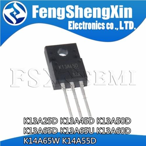 5pcs K13A65U TO-220F TK13A65U TO220F TK13A65 K13A65 TO-220 13A 650V Switching Regulator Applications