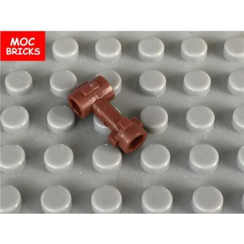 50pcs/lot MOC Bricks Brown Bar 1L with Top Stud and 2 Side Studs fit with 92690 Figure model Building Blocks Toys children gifts