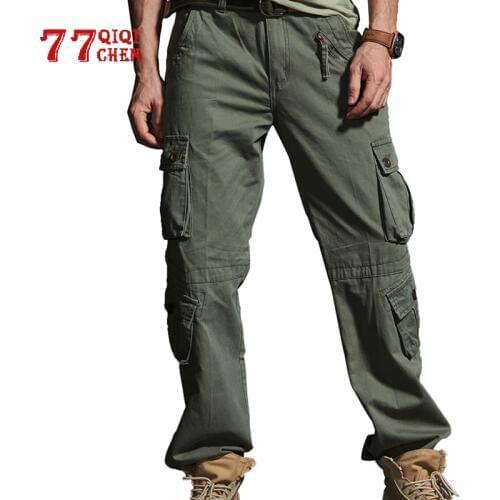 Tactical Pant Multi-pocket Cargo Pants Men Military Zipper SWAT Army Airsoft Camouflage Hunter Field Work Combat trousers