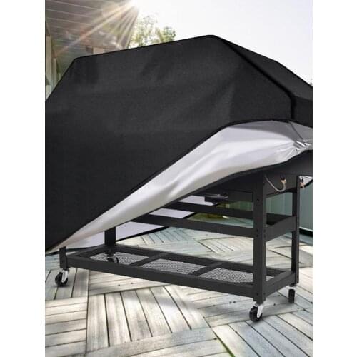 BBQ Cover Anti-Dust Waterproof Weberr Heavy Duty Charbroil Grill Cover Rain Protective Barbecue Cover Round