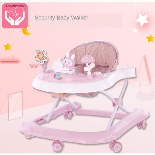 Cartoon Toddler Walker Trolley Baby Child Kid Toddler Walker Walker Learning Baby Anti-rollover Baby Walkers Toddler Walker