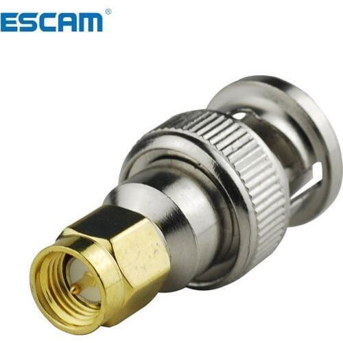 2pcs RF coaxial coax adapter SMA male to BNC male