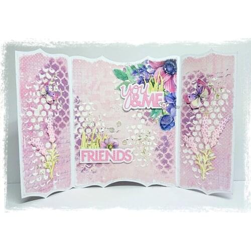 Mmao Crafts Metal Steel Cutting Dies New Lavender decoration Stencil For DIY Scrapbooking Paper/photo Cards Embossing Dies