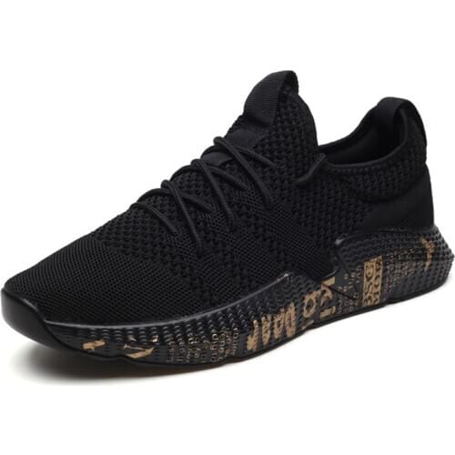 Mens Shoes Breathable Leisure Sports Shoes Running Fly Mesh Surface Trendy Shoes 2020 Summer Korean Trend Wild