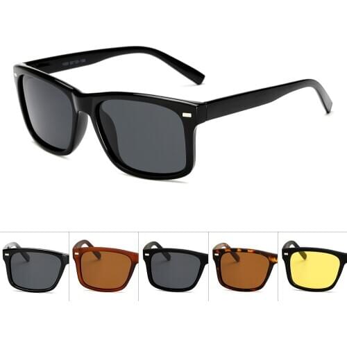 2020 Men Polarized Sunglasses Brand Vintage Square Driving Movement Sun Glasses Men Driver Safety Protect UV400 Eyeglasses