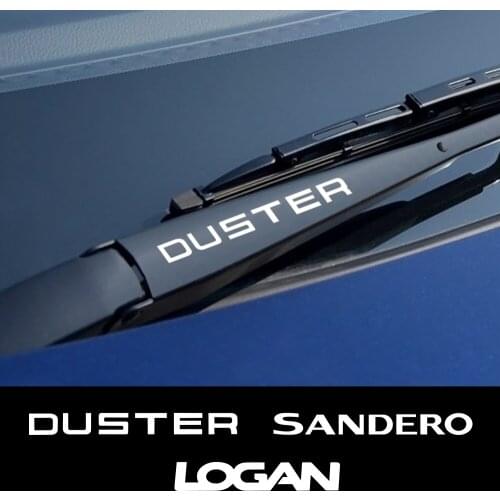 4PCS Sport Auto Decor Vinyl Decals Car Window Wiper Stickers For Renault Dacia Duster Logan Sandero Car Styling DIY Accessories