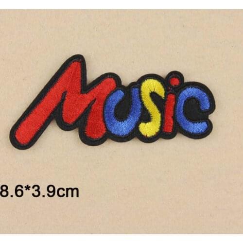 Rock Music Band Greatful Bus Iron On Embroidered Clothes Patches For Girl Woman Clothing Stickers Garment Wholesale