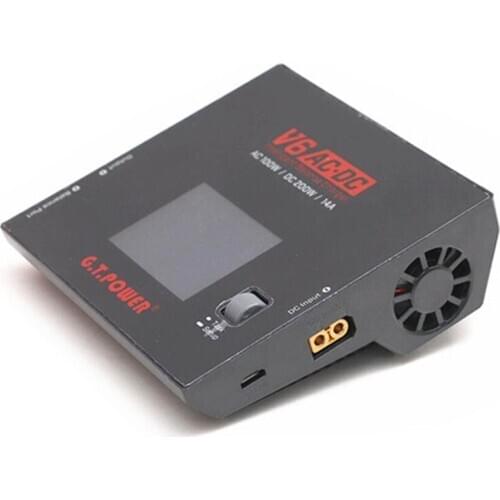 New style G.T. Power V6 AC 100W DC 200W 14A 100-240V Intelligent Balance Charger for NiCd/NiMH LiPo LiFe LiIo LiHV Pb