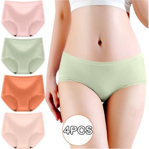 Solid Color culotte menstruelle Panties for womenbragas mujer cotton underwear strings Lace sensual lingerie Panties and thongs