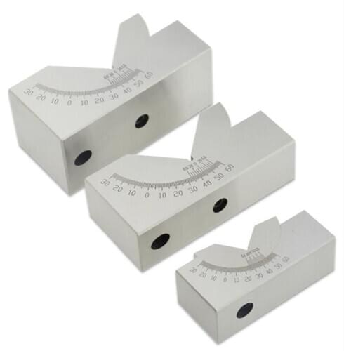 KP25 KP30 KP46 Adjustable Angle Plates Gauge V-block Angle Grinder 0-60 Degree Precision-Angle Plate Block for Measuring Tools