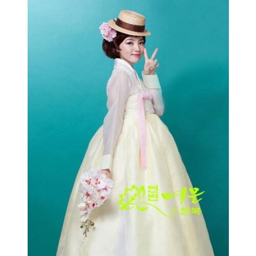 Hanbok Custom Wedding Dress Korean Traditional Womens Hanbok Bride Dress Traditional Clothing