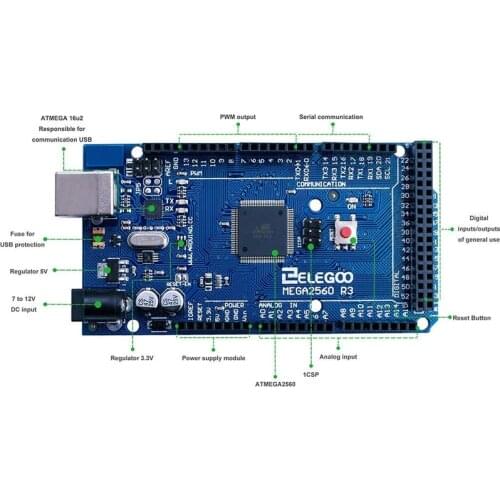 MEGA 2560 R3 ATmega2560 R3 AVR USB board +USB Cable for arduino 2560 MEGA2560 R3