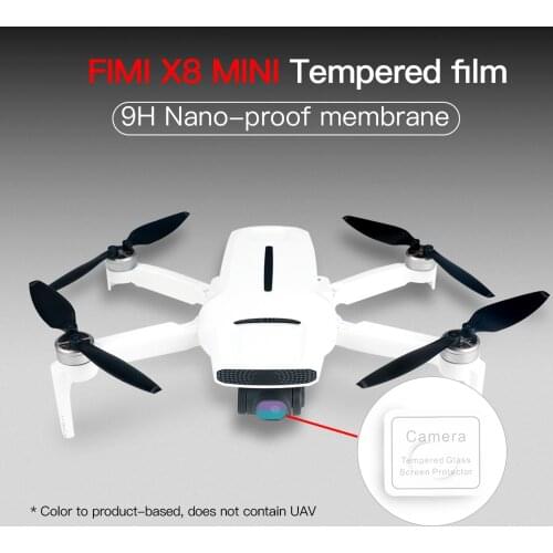 Fimi X8 Mini Lens Tempered Film Drone Lens Protection Anti-Scratch HD Glass Lens Film Protective For FIMI X8 Mini Accessory Kit