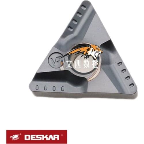 10PCS DESKAR TNMG160404 TNMG160408 MA R-VF L-VF LF6008 CNC Lathe Cutter Cutting Carbide Inserts Alloy Blades For Machine Metal