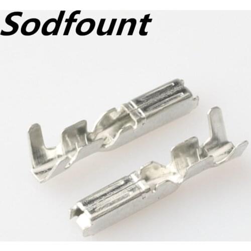 100pcs H62 brass tinned 1.5mm female automotive terminal,connector terminal crimping terminal DJ621-1.5B